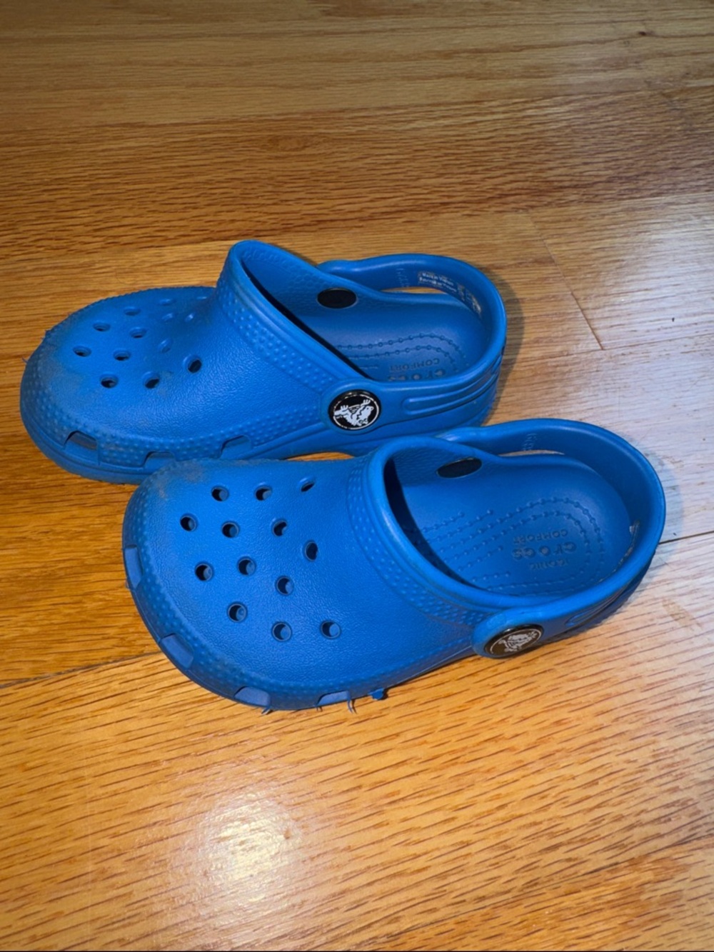 Crocs Kids Blue Slip-On Clog Shoes